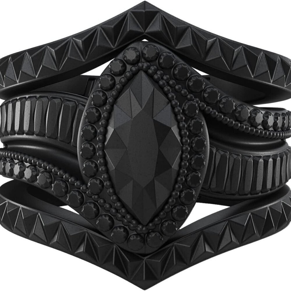 Silicone Wedding Rings Women Stackable Set Flexible Durable Fashion